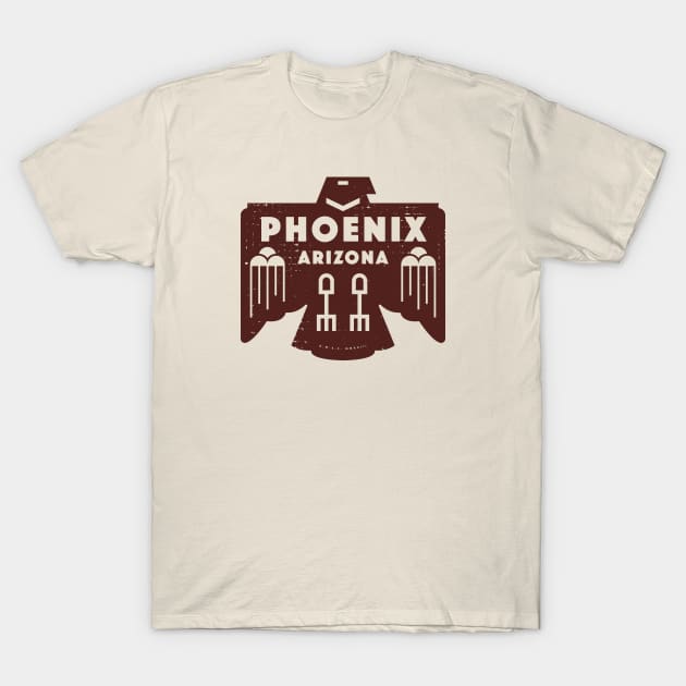 Vintage Phoenix Arizona Native Bird T-Shirt by DMSC